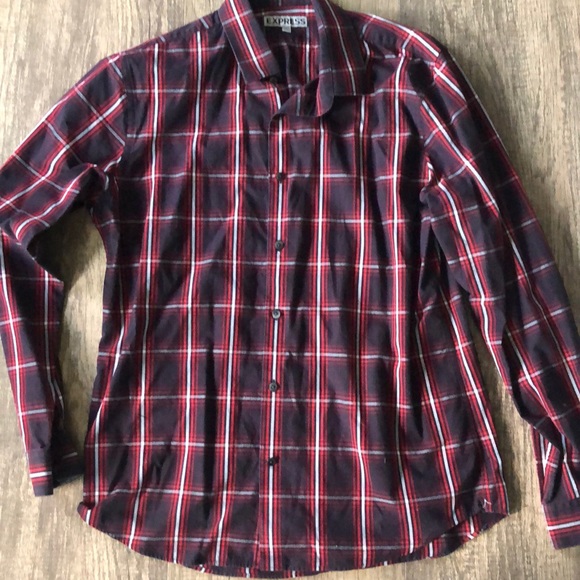 Express Other - Men’s Express Dress Shirt! Size L! Worn Twice!